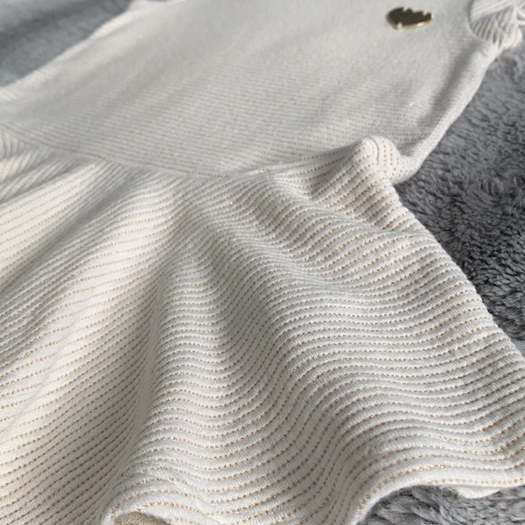 Juicy Couture Cream & Gold Dress 4 EUC girls - Picture 11 of 12